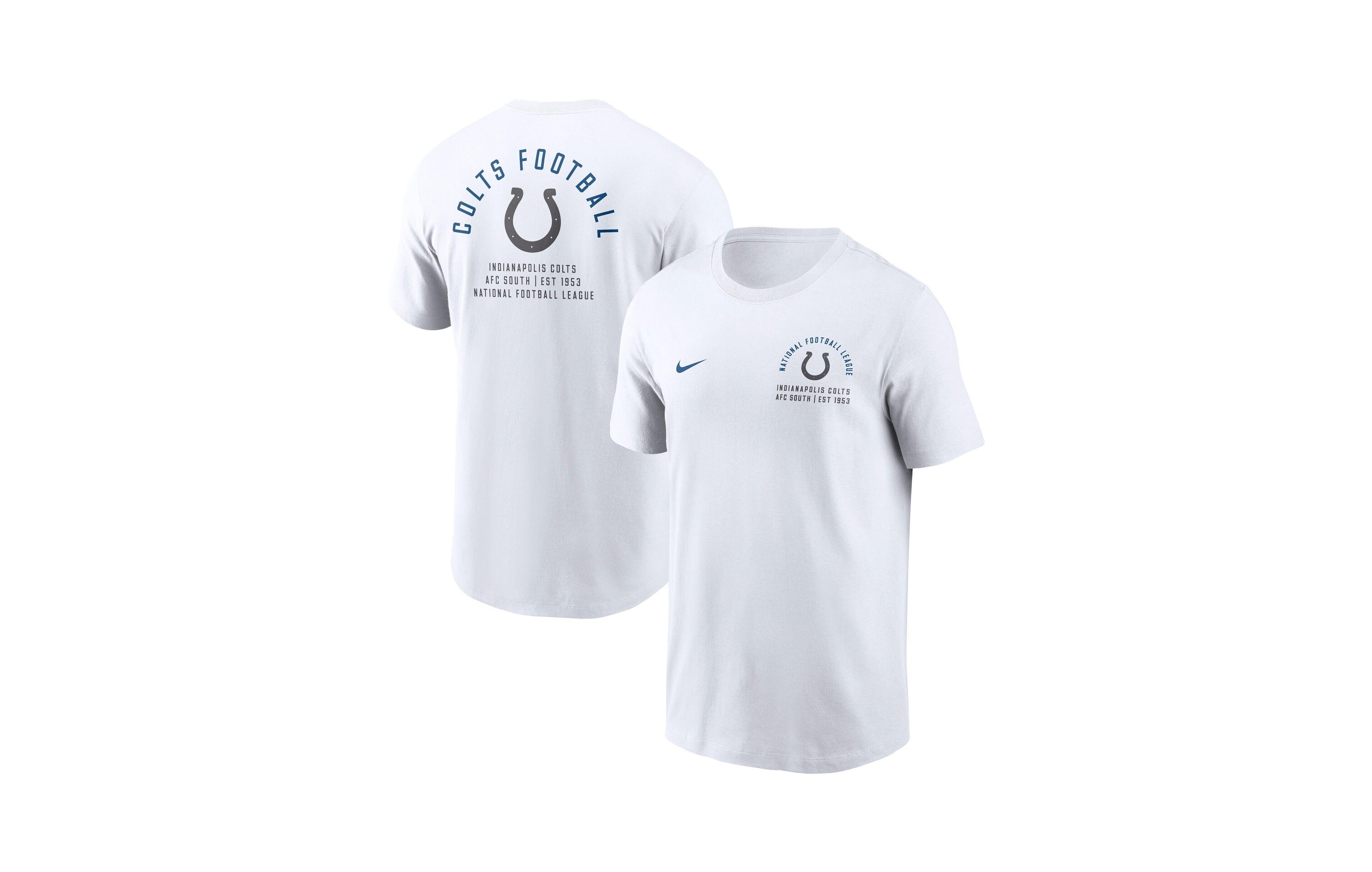 Nike Men's White Indianapolis Colts Split Logo T-Shirt