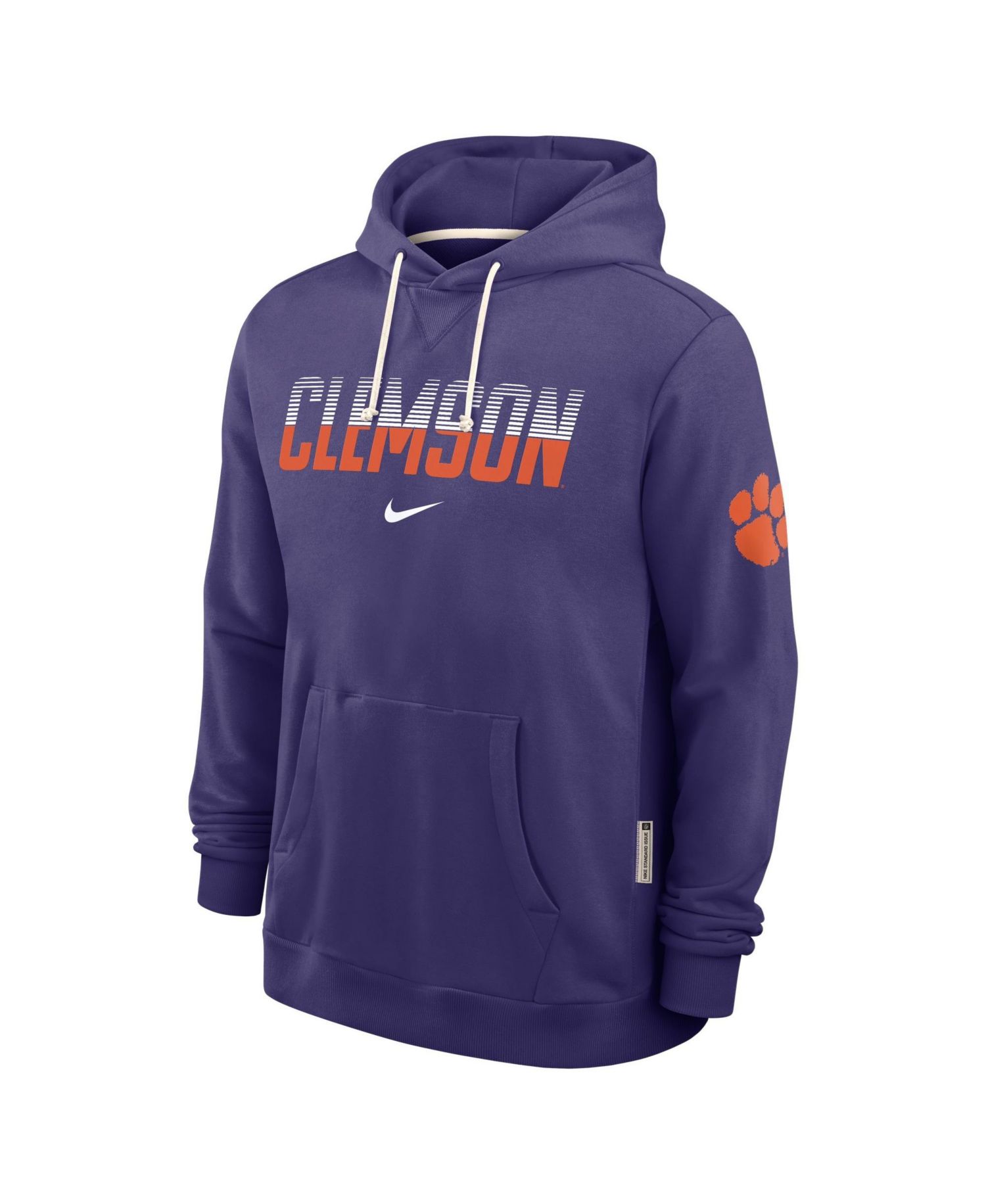 Men's Purple Clemson Tigers 2026 Sideline Standard Issue Dri-FIT Hoodie