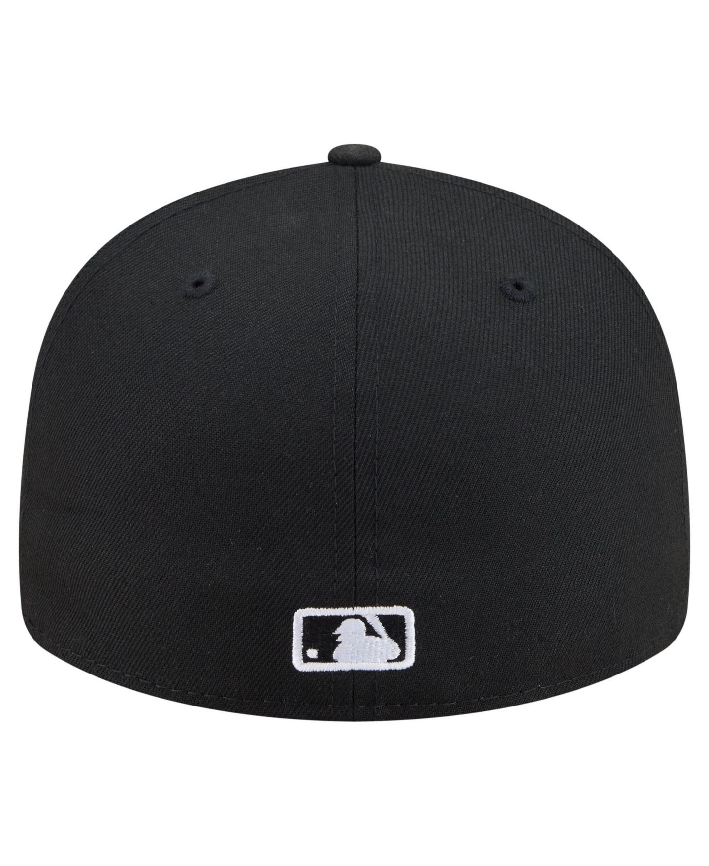 Мужская кепка New Era Black Athletics Americana Bald Eagle Pre-Curved 59FIFTY Fitted Hat — фото 3