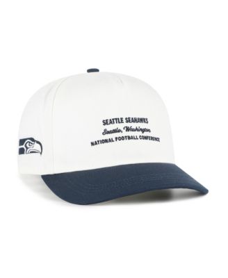 Men's White Seattle Seahawks Contemporary Two-Tone Hitch Adjustable Hat