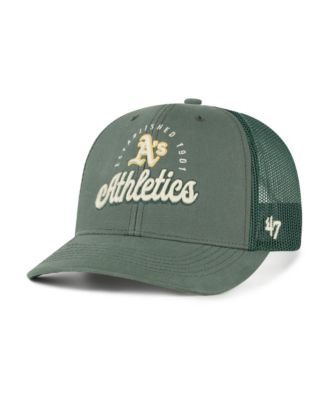47 Brand Men's Green Athletics Pitstop Trucker Adjustable Hat
