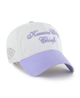 Women's White Kansas City Chiefs Gelato Two-Tone Clean Up Adjustable Hat