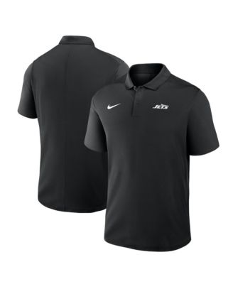 Men's Black New York Jets Dri-FIT Victory Polo Shirt