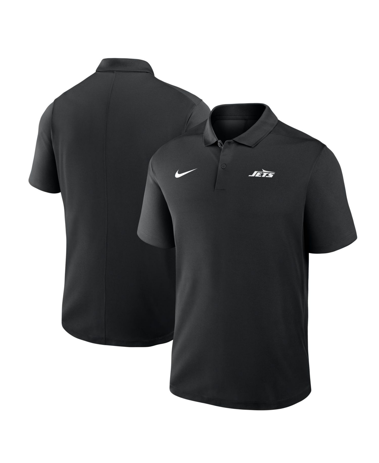 Men's Black New York Jets Dri-FIT Victory Polo Shirt