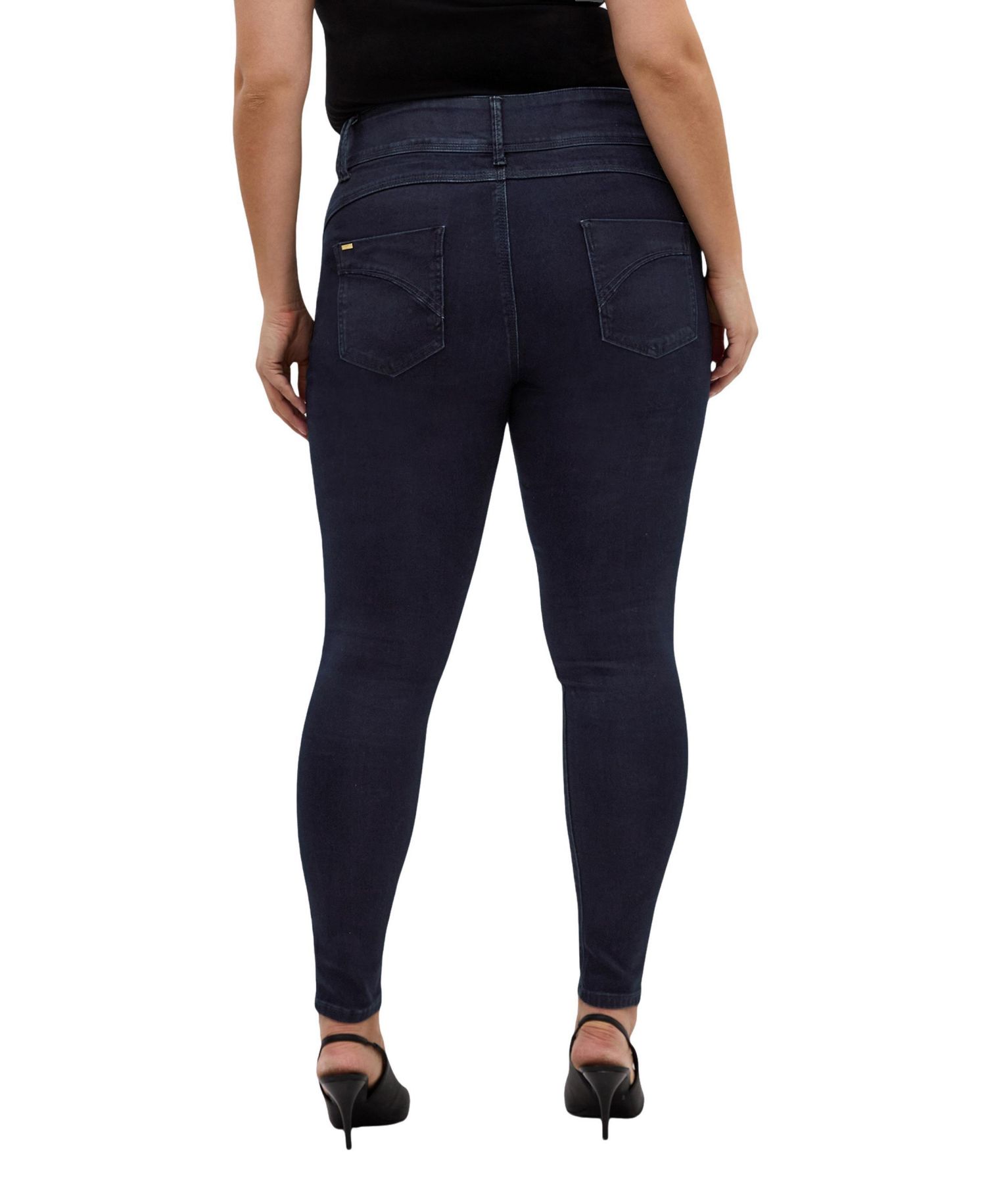 Women's Plus Size Asha Fit Skinny Leg Short Jean
