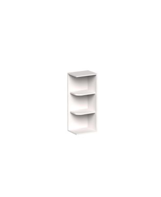 30 Inch Height Wall Shelves, Ready to Assemble Kitchen Open Shelves Solid Wood Frame 2 Adjustable Storage Shelves