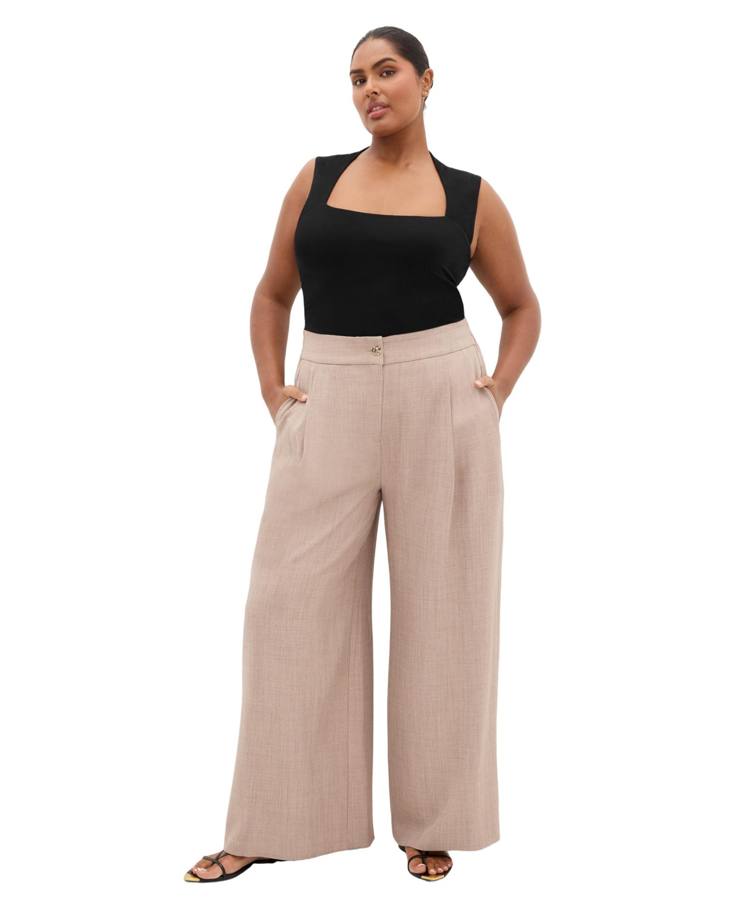 Plus Size Luci Wide Leg Pant