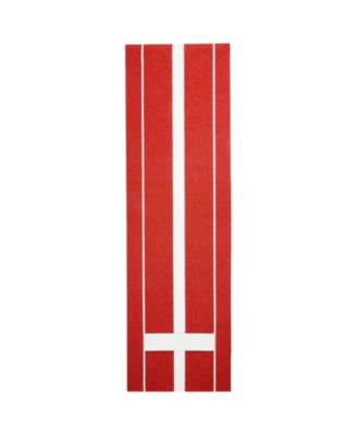 Softball Pitching Mat 10 x 3 ft with Pitching Rubber Stride Line and Antislip Foam Backing for Fastpitch Training