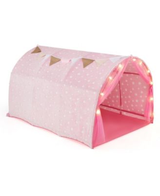 Glow-in-the-Dark Stars String Lights 3-Piece Bed Tent, Ages 3+