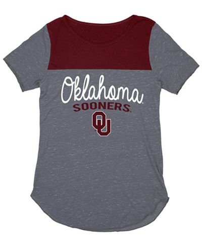 Blue 84 Women's Oklahoma Sooners Confetti Yolk Block T-Shirt