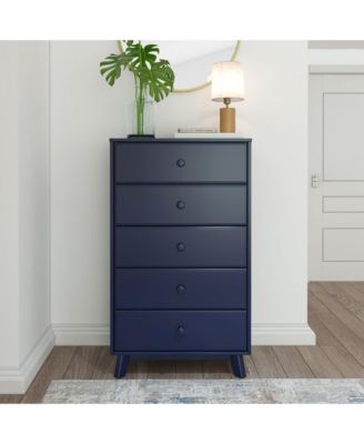 Solid Wood Classic 5-Drawer Solid Wood Dresser, Storage Dresser for Bedroom, Chest of Drawers