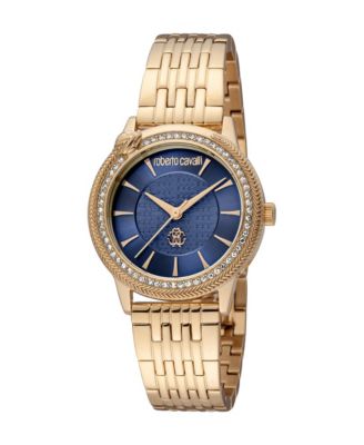 Women's Glam Quartz IP Stainless Steel Bracelet Watch