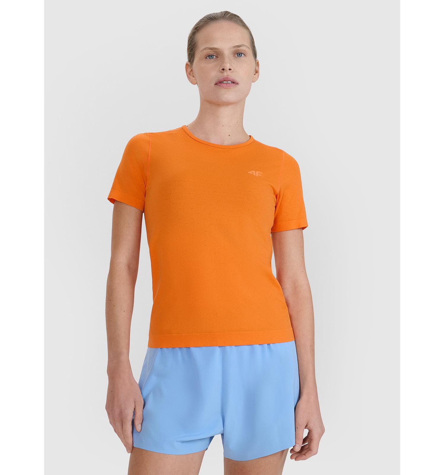 Women's Running Interlock-Knit Short-Sleeve Crewneck T-Shirt