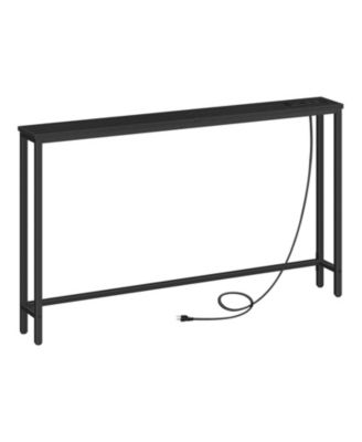 47.2-Inch Entryway Console Table with Power Outlet for Small Spaces