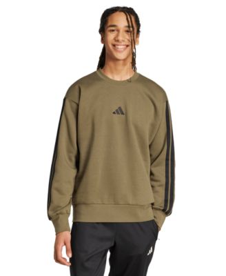Men's Essentials 3-Stripes Fleece Sweatshirt
