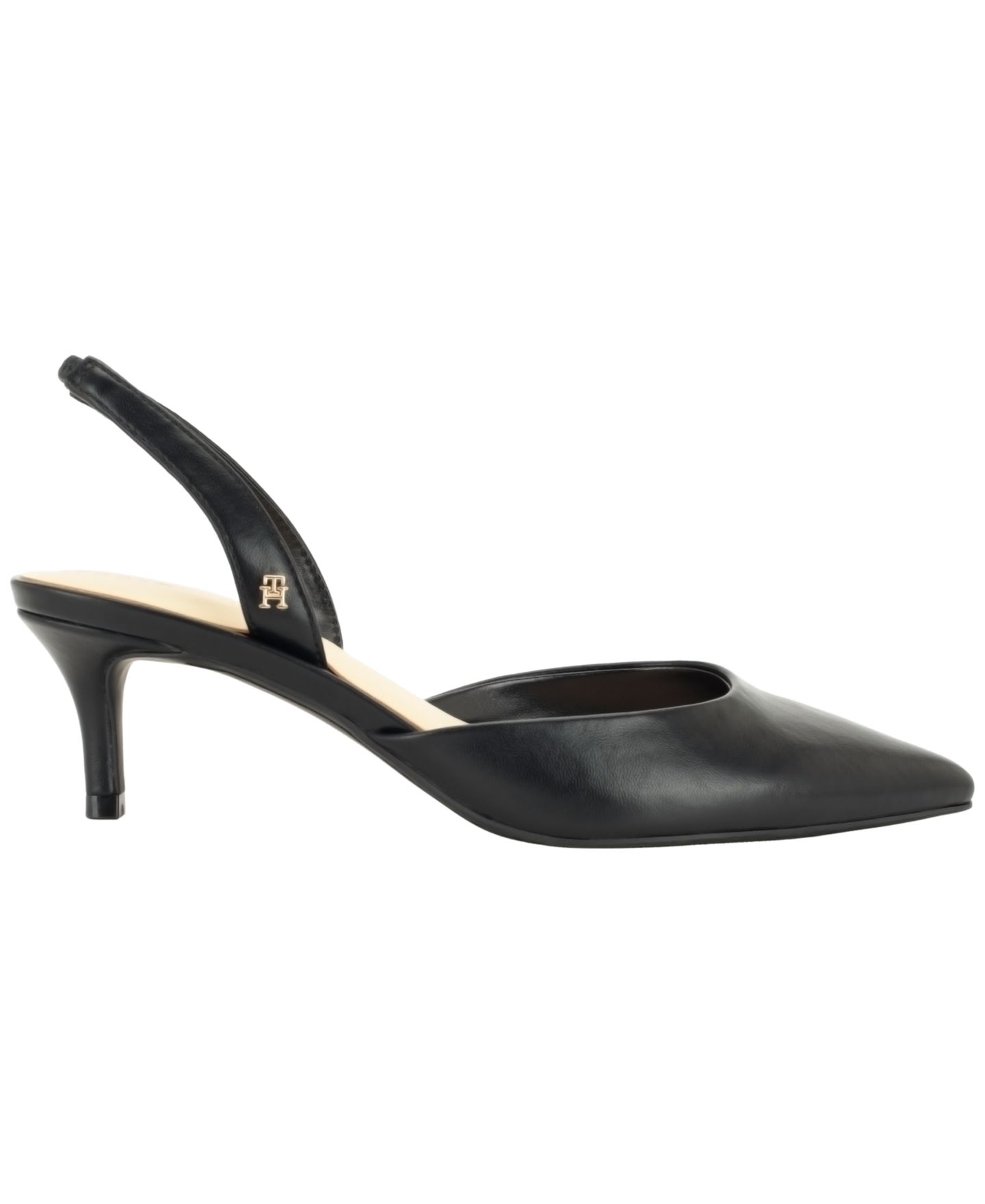 Женские туфли Tommy Hilfiger Tanna Kitten Heel Slingback Dress Pumps, цвет: Чёрный — фото 2