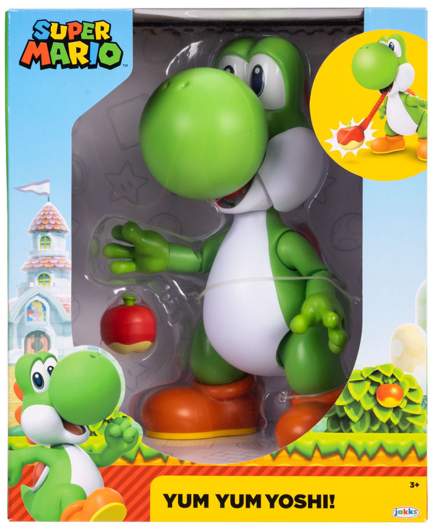 Детские фигурки SUPER MARIO Yoshi 9.5" 2-Piece Action Figure, Ages 3+ — фото 3