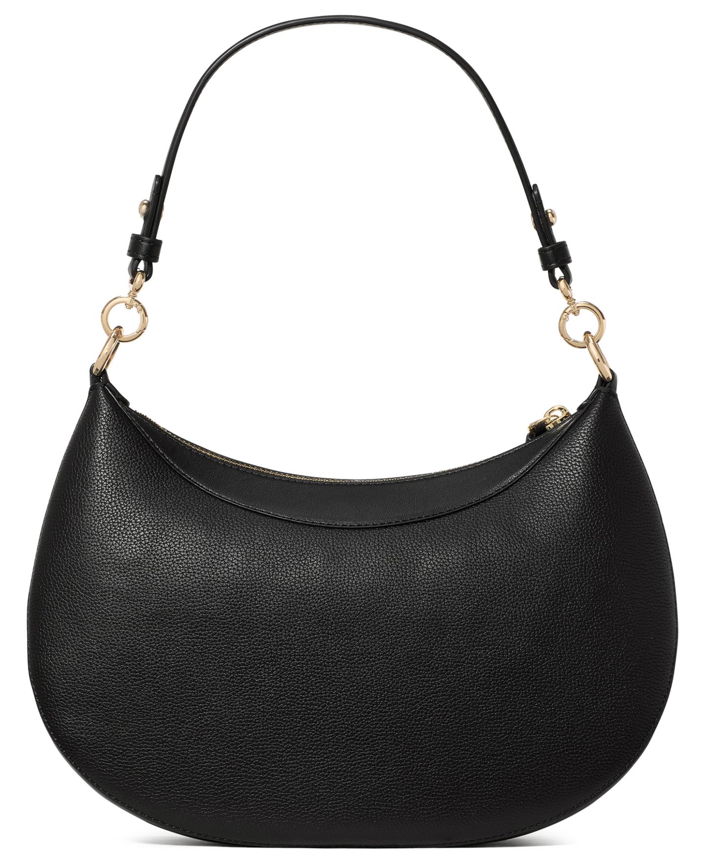 Женская сумка kate spade new york Liv Small Pebbled Leather Hobo Shoulder, цвет: Чёрный — фото 2