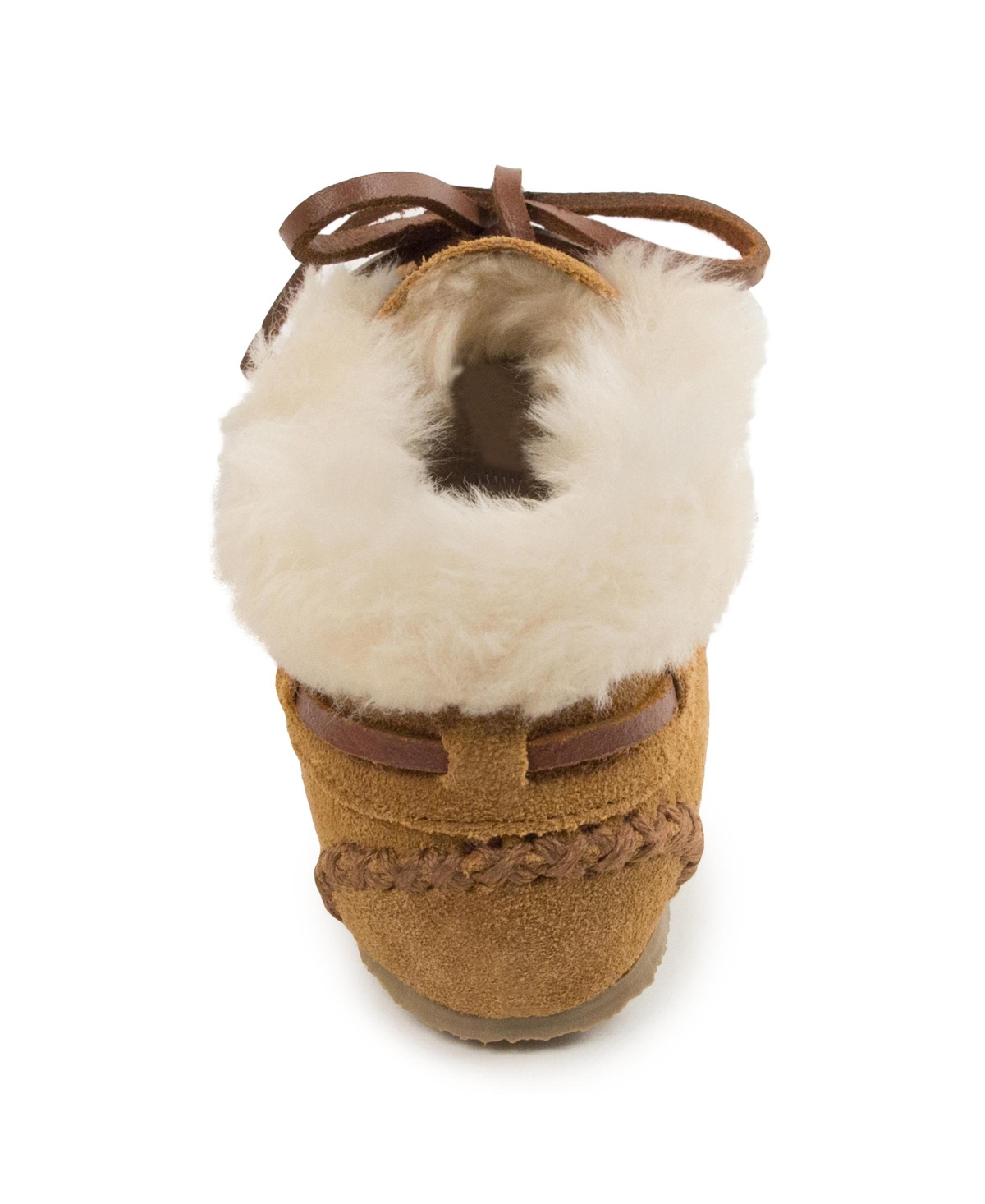 Minnetonka Little and Big Girls Charley Moccasin Slippers