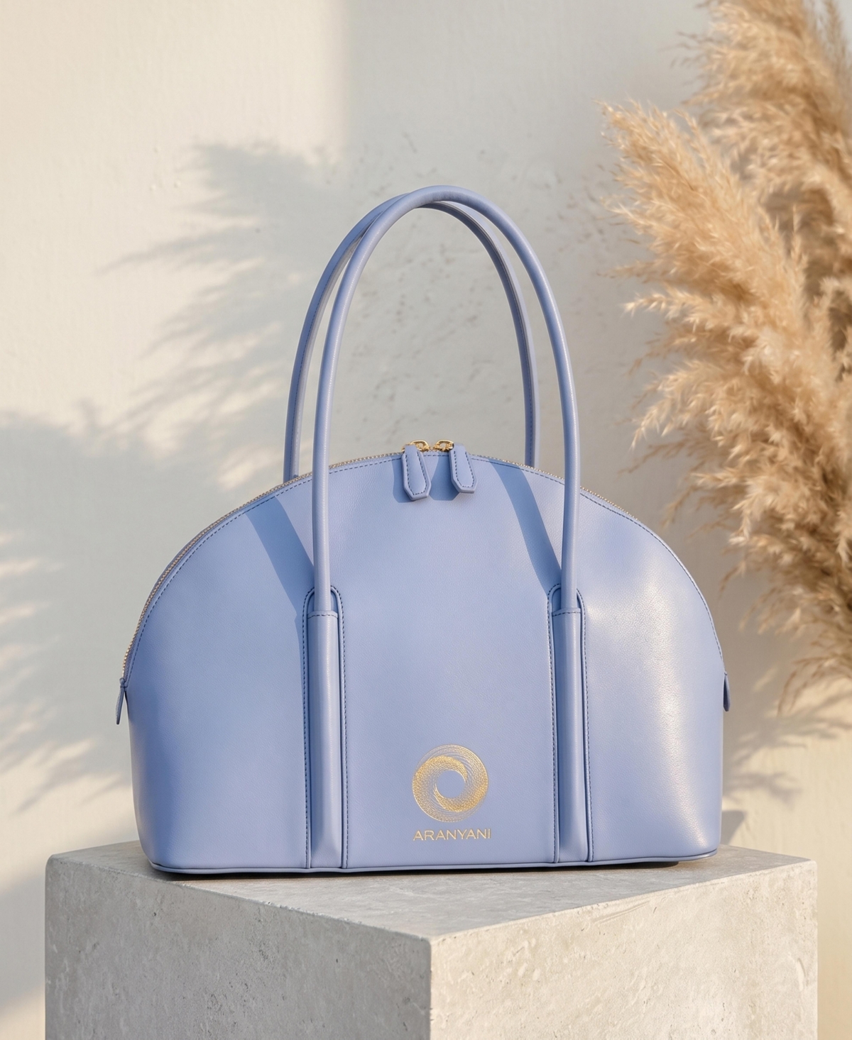 Aranyani Kiko 14 Hand-Painted Italian Leather Flap Bag
