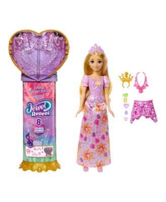 Jewel Reveal Rapunzel 12.75" Fashion Doll With 10 Accessories, Ages 3+