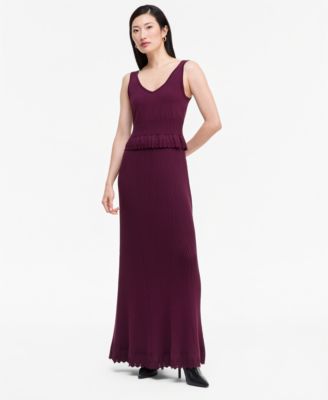 Women's High-Waisted Pleated Midi Skirt
