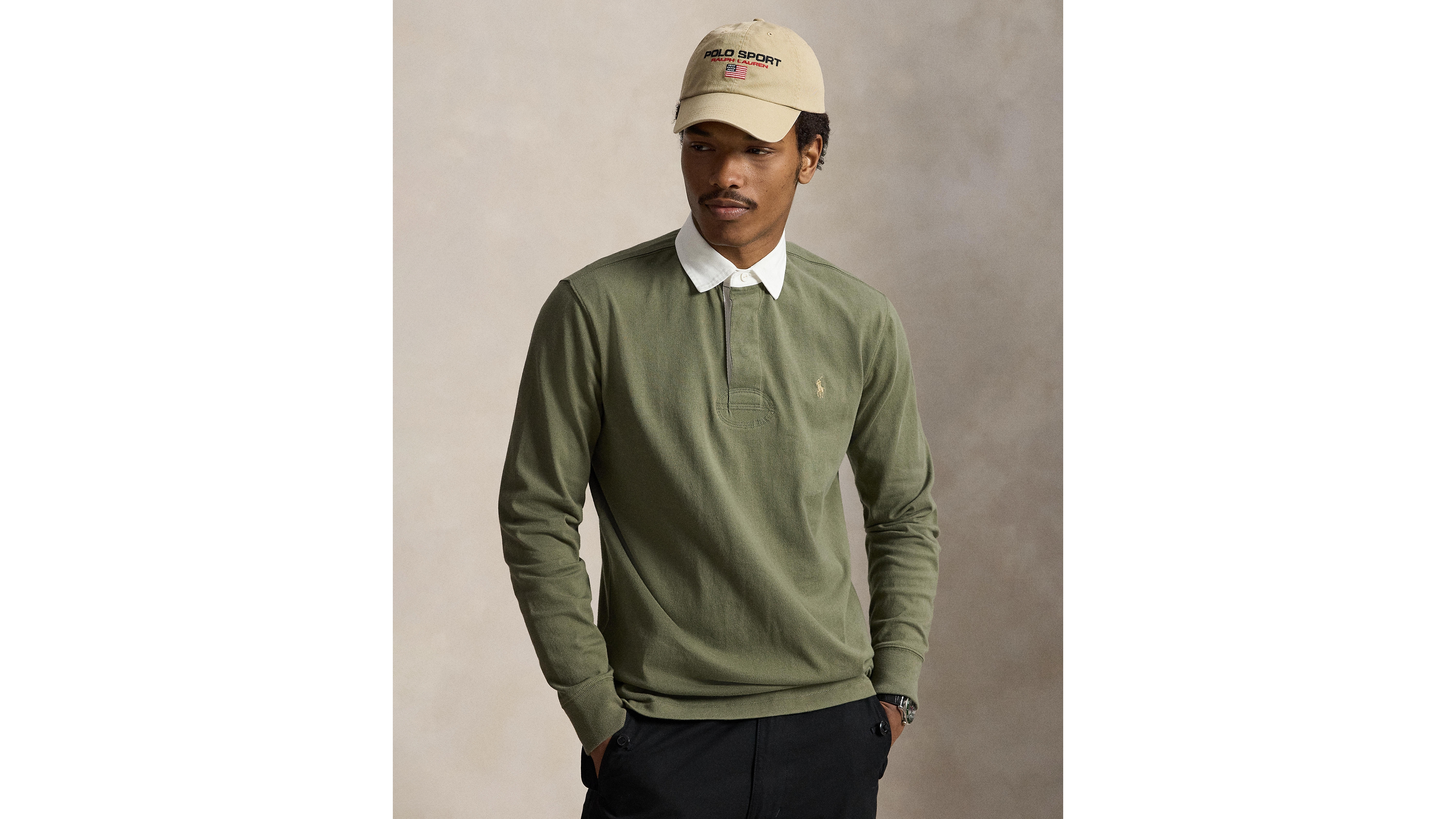 Polo Ralph Lauren Men's The Iconic Rugby Collar Shirt
