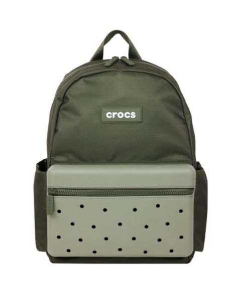 Рюкзак Crocs Lightweight with Molded Front Storage Pocket, цвет: Cargo