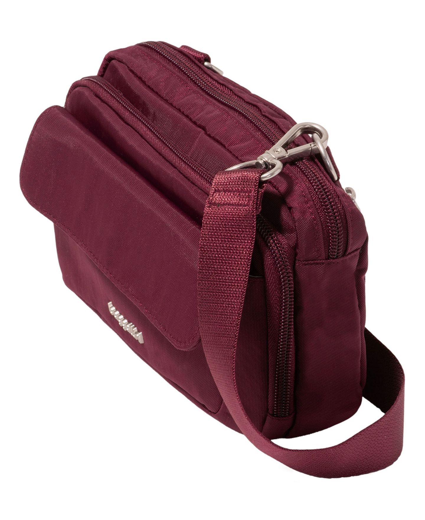 Женская сумка Baggallini Modern Everywhere Mini Double Zipper Crossbody, цвет: Jam — фото 3