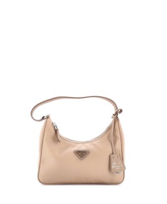 Mini Re-Edition 2005 Hobo Tessuto with Saffiano Leather