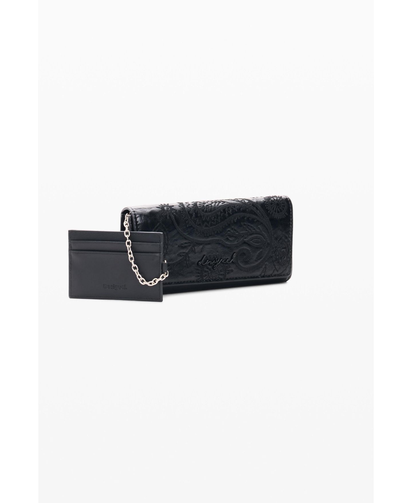 Женский кошелёк Desigual Large long wallet, цвет: Чёрный — фото 3