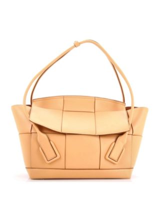 Medium Arco Bag Maxi Intrecciato Leather