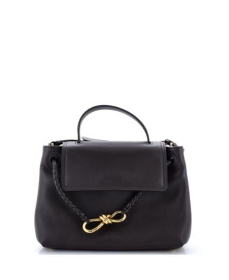 Small Ciao Ciao Top Handle Bag Leather with Intrecciato Detail