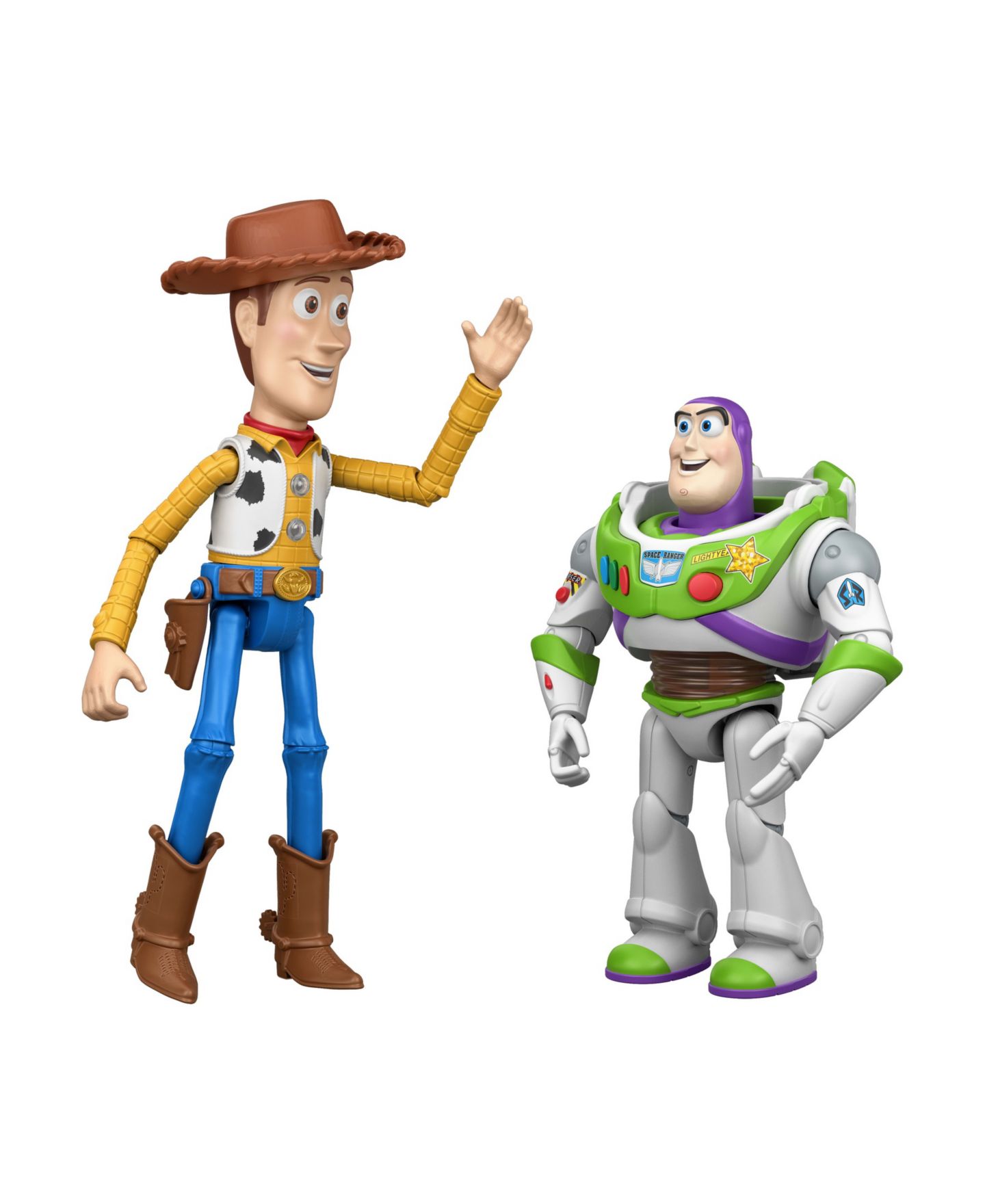 Набор фигурок Toy Story Woody & Buzz Lightyear, 30 см, интерактивные, 2 шт., от 3 лет — фото 5