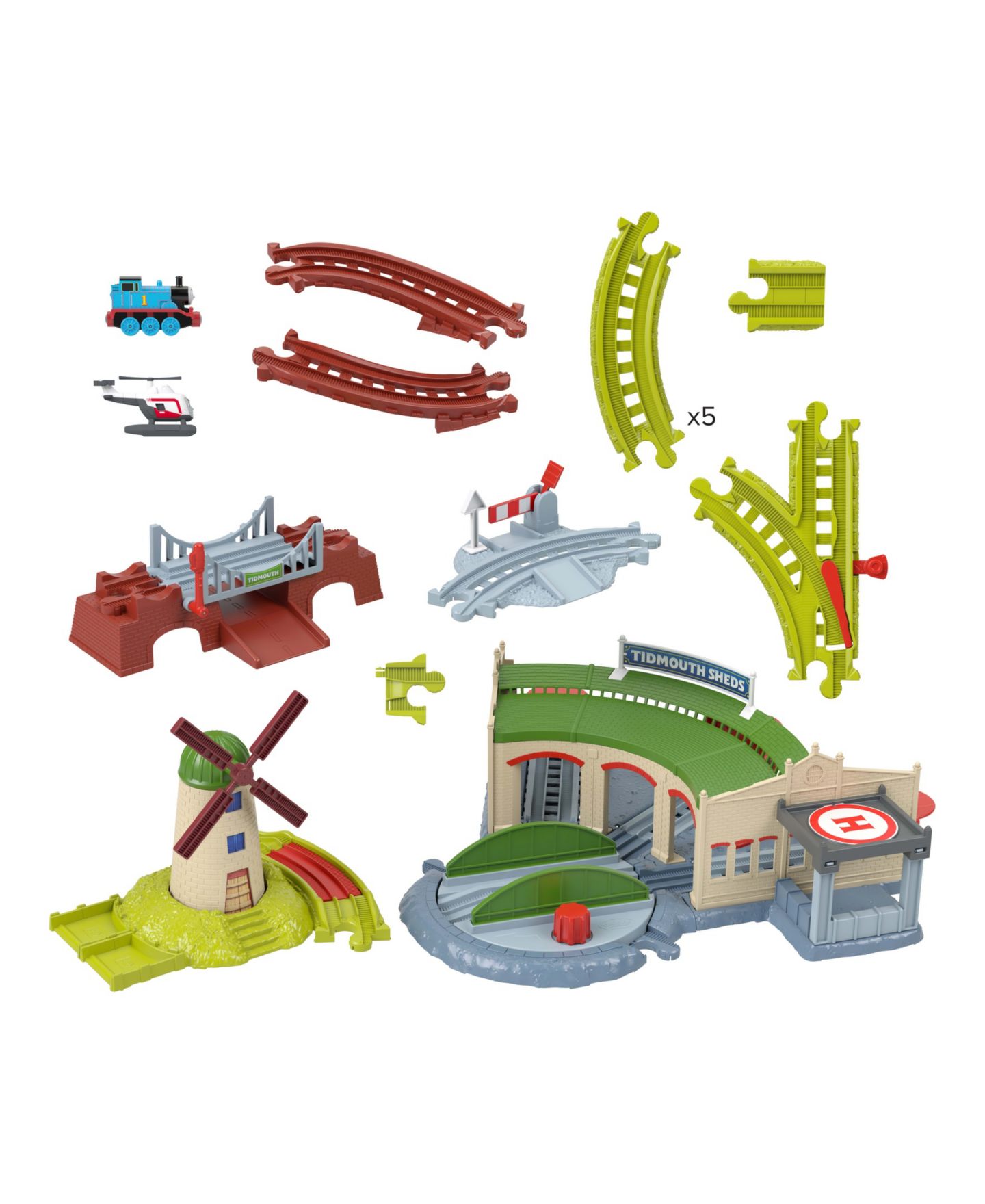 Игровой набор Thomas & Friends Explorin' с поездом и депо Tidmouth Sheds, каталка — фото 5