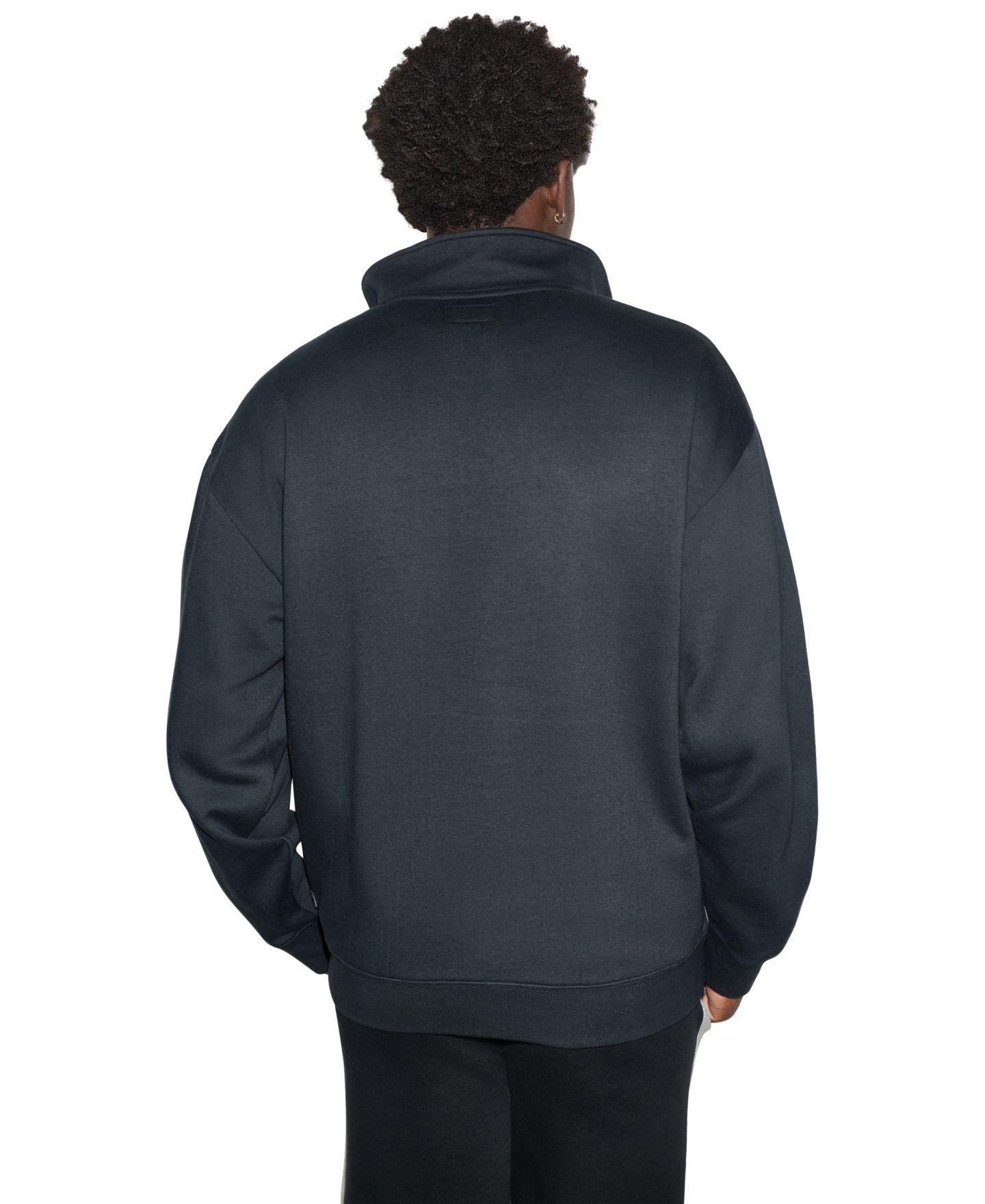 Мужская толстовка Converse Chuck Color-Block Quarter-Zip, цвет: Чёрный разноцветный — фото 5