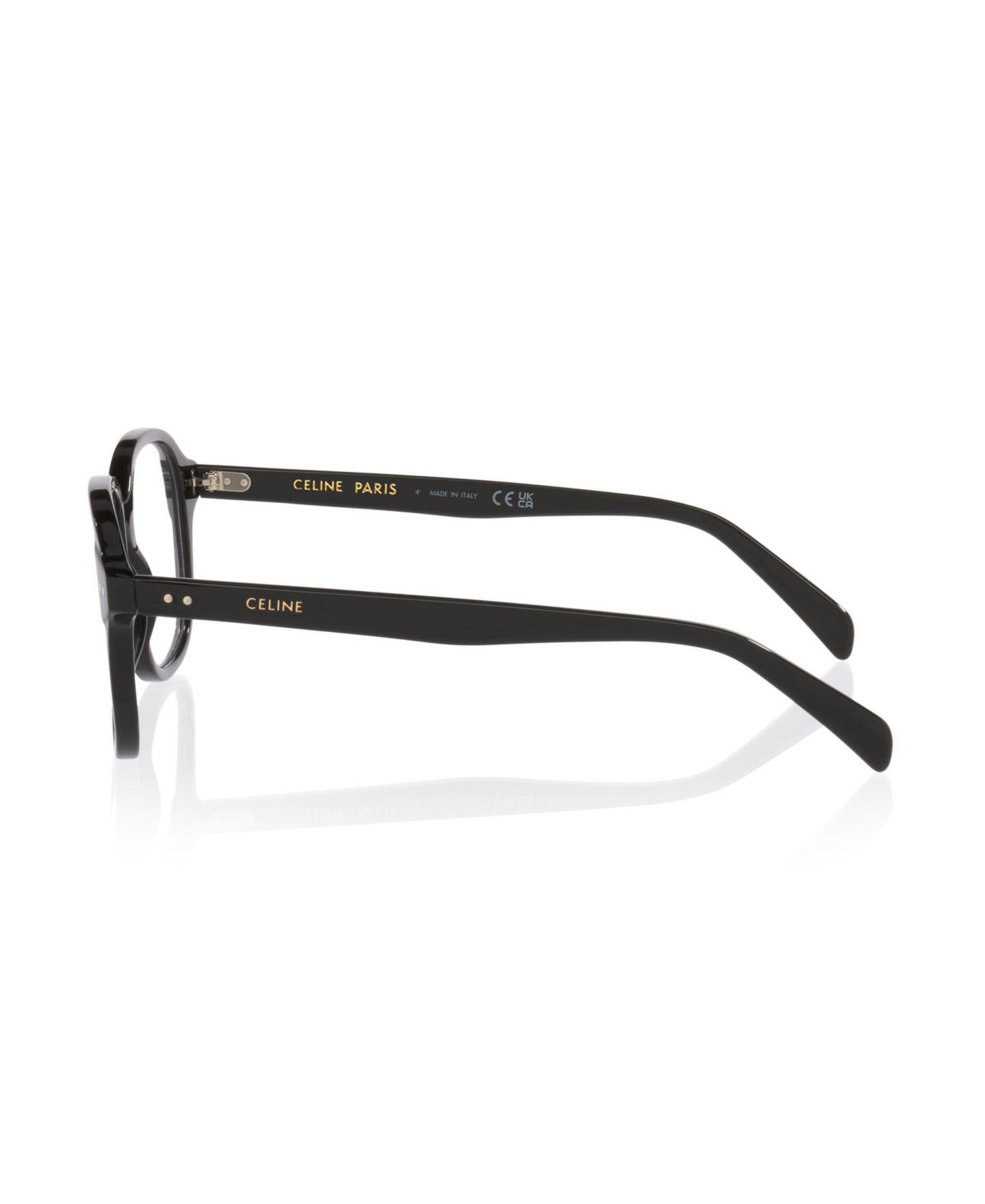 Мужские очки Celine Thin Cl50171i Polarized Eyeglasses, CL000612, цвет: Чёрный — фото 3