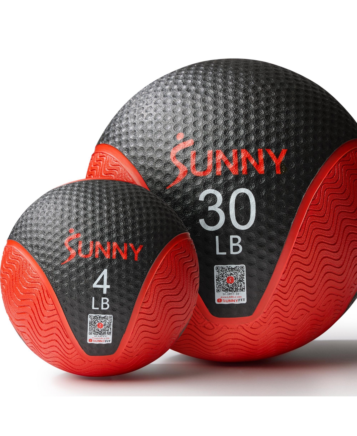 Sunny Health & Fitness Medicine Ball 10LBS, Non-slip Grip
