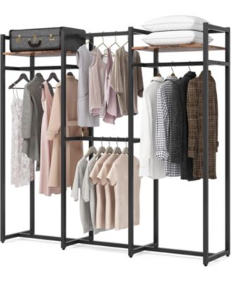 Heavy Duty Garment Rack with Shelves