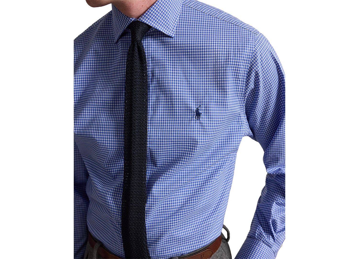 Men's Regent Checked Poplin Classic-Fit Shirt