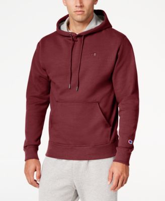 burgundy champion hoodie mens