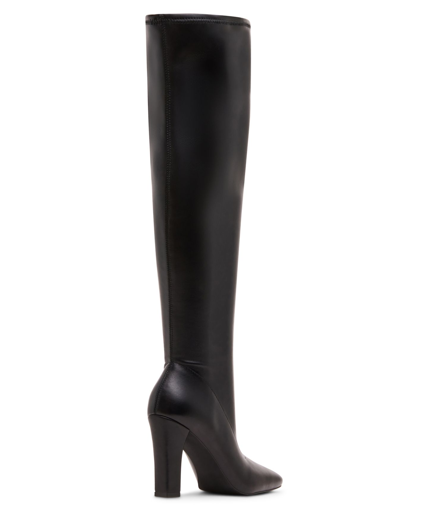 Женские ботинки Madden Girl Camilla Square Toe Over-the-Knee Dress Boots, цвет: Чёрный — фото 7