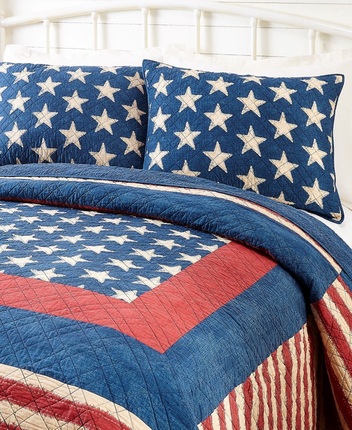 Modern Heirloom Americana Patch 3-Piece Quilt Set
