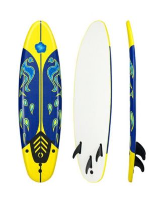 6 Feet Surfboard with 3 Detachable Fins