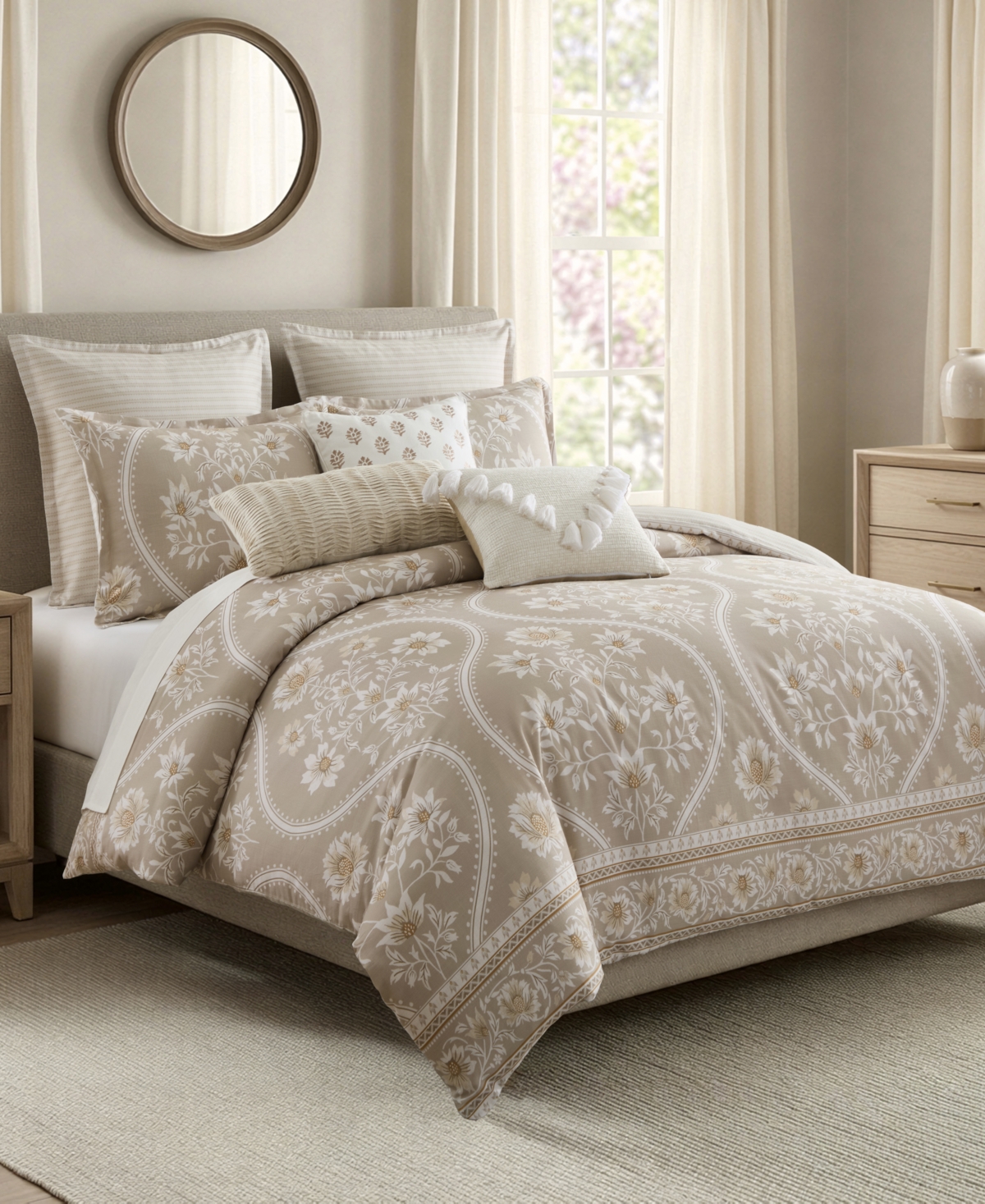Levtex Home Camellia 2-Piece Sham Set, European
