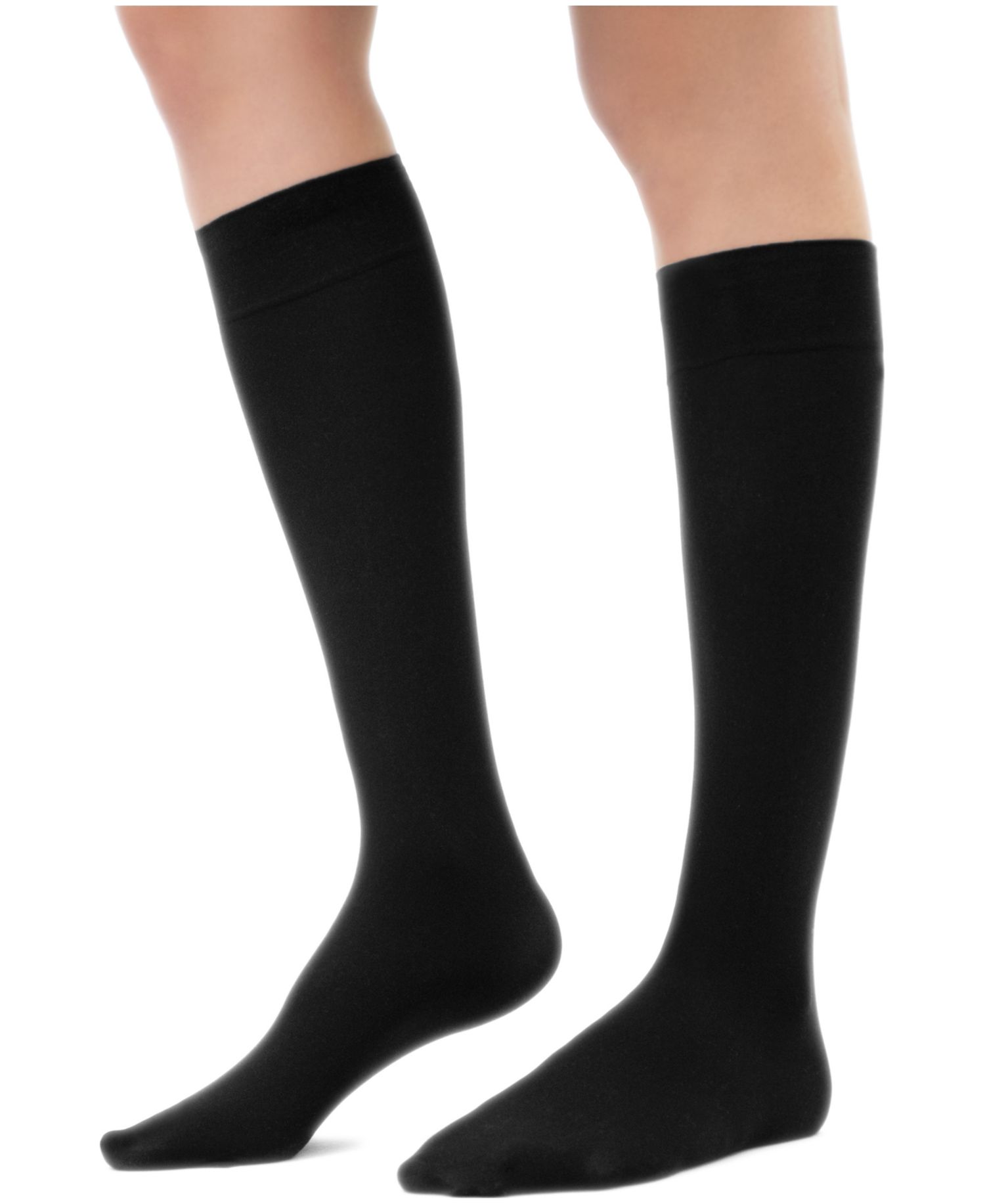 Women's 3-Pk. Soft Opaque Knee-High Socks