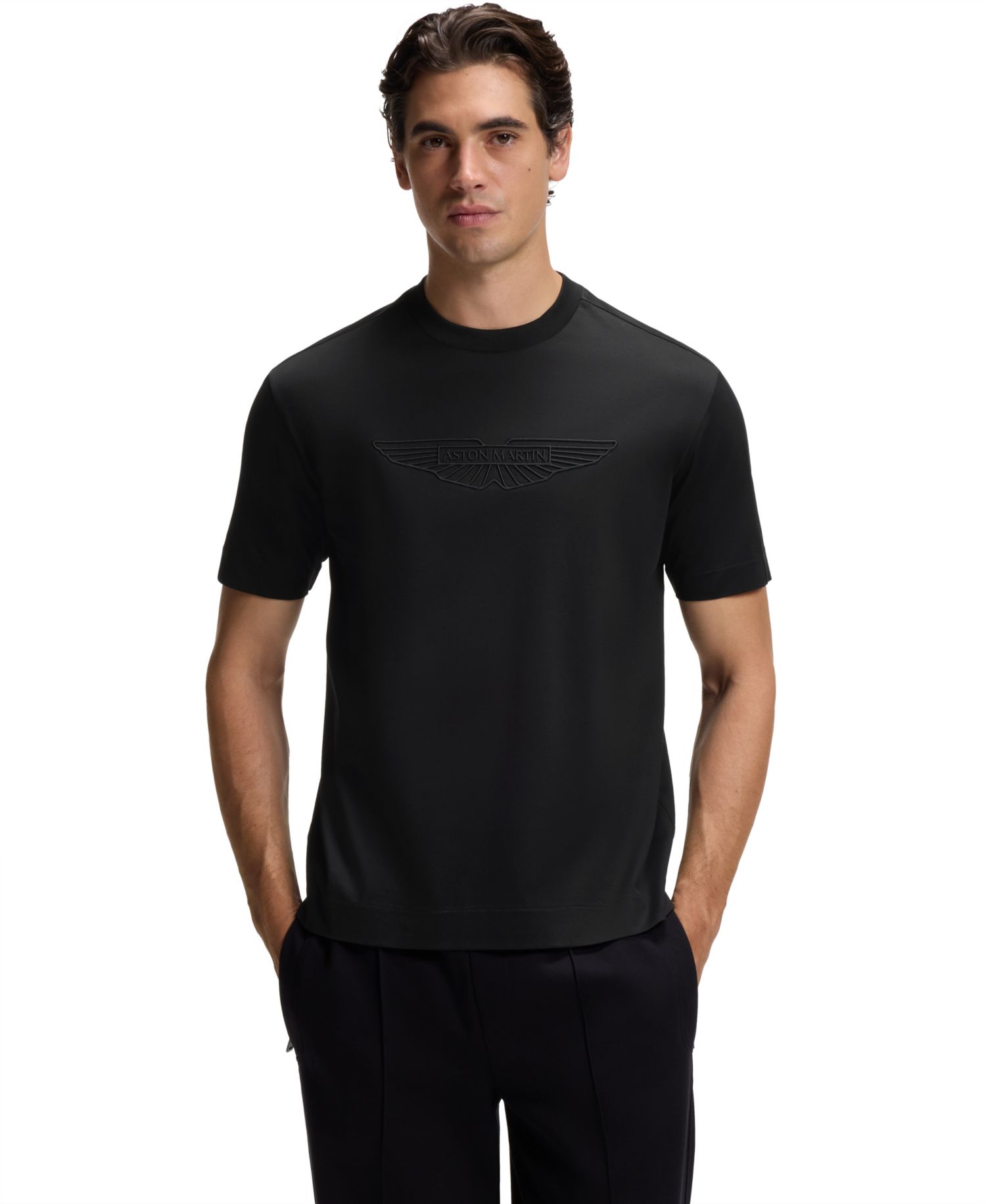 BOSS by Men's Mercerized Cotton Regular-Fit T-Shirt