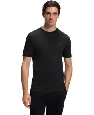 BOSS by x Aston Martin Men's Mercerized Cotton Regular-Fit T-Shirt