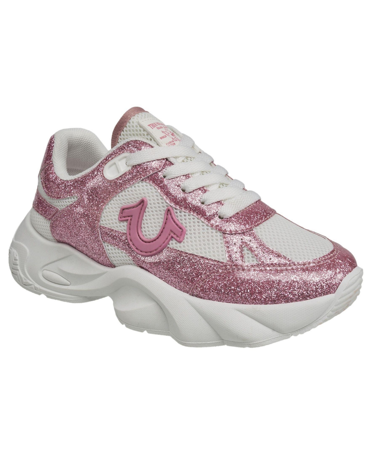 True Religion Little Girls' Kali Chuncky Logo Sneaker