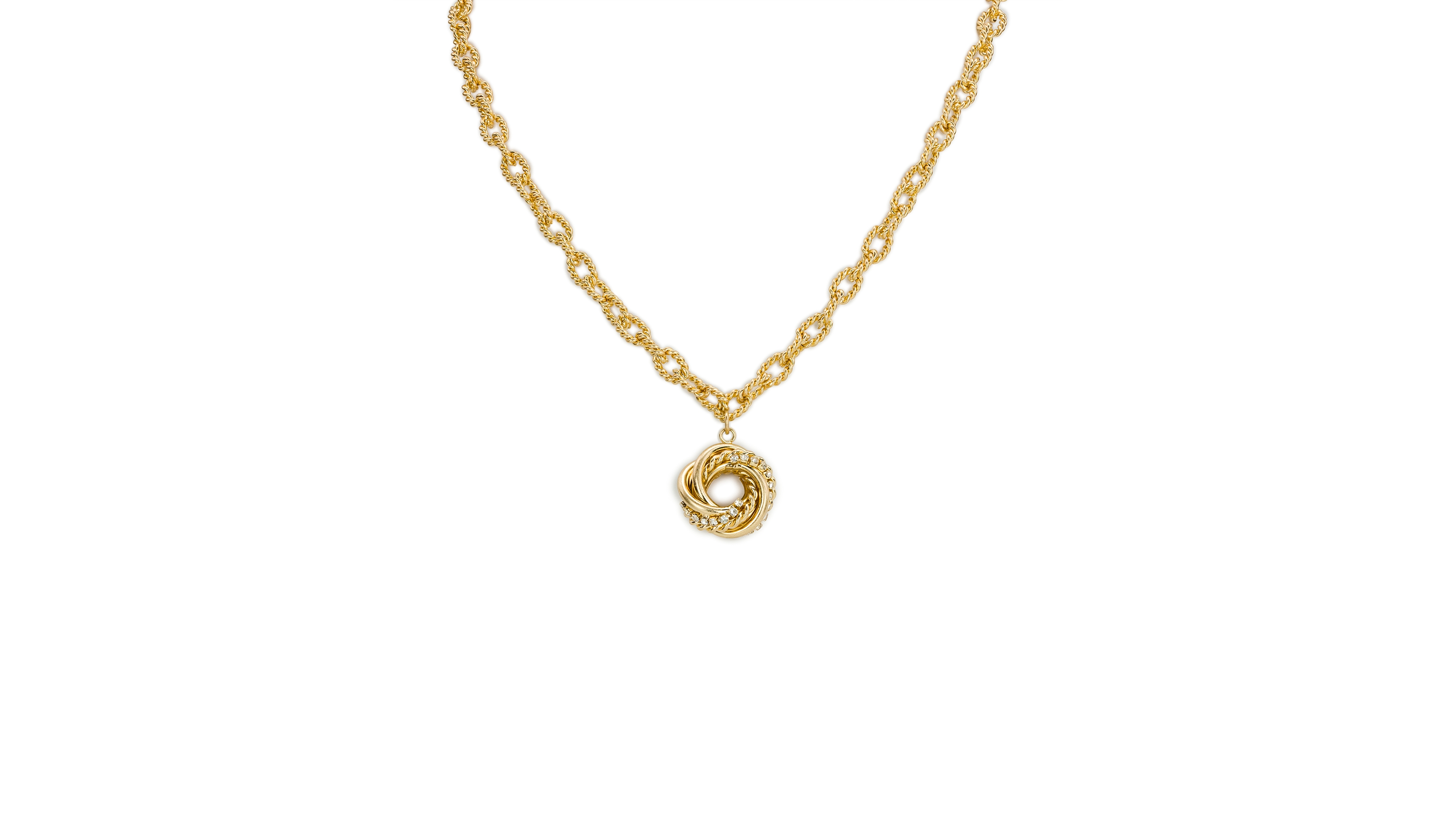 Patricia Nash Gold-Plated Rope Knot Y Necklace